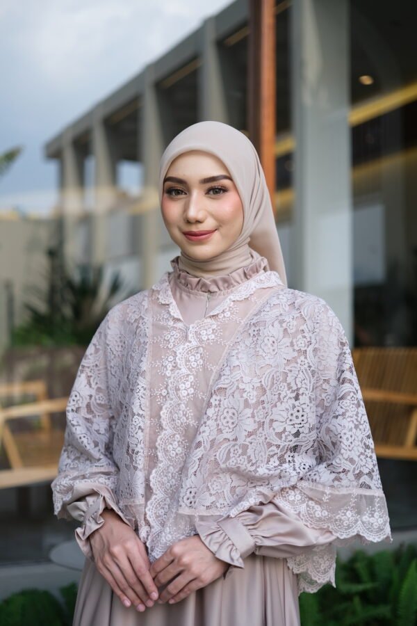 Valdys Hijab - Rania Outer (Outer Brokat) - Gambar 5
