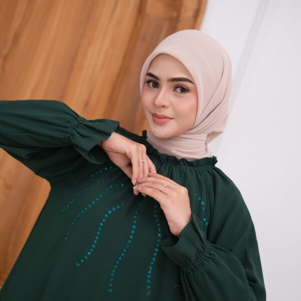 Valdys Hijab - NEW Farah Elegant Dress (Dress Baby Doll) - Gambar 4