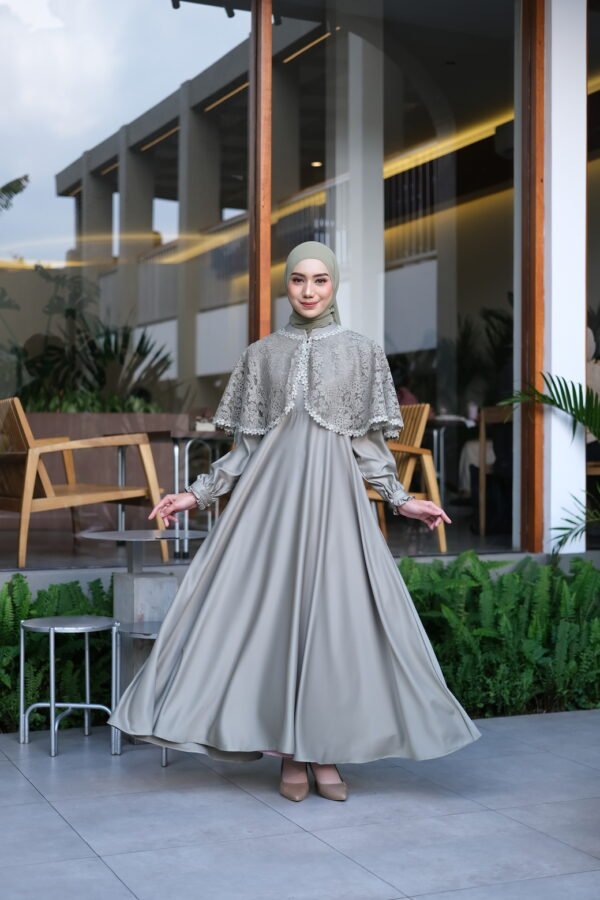 Valdys Hijab - Rania Outer (Outer Brokat) - Gambar 6