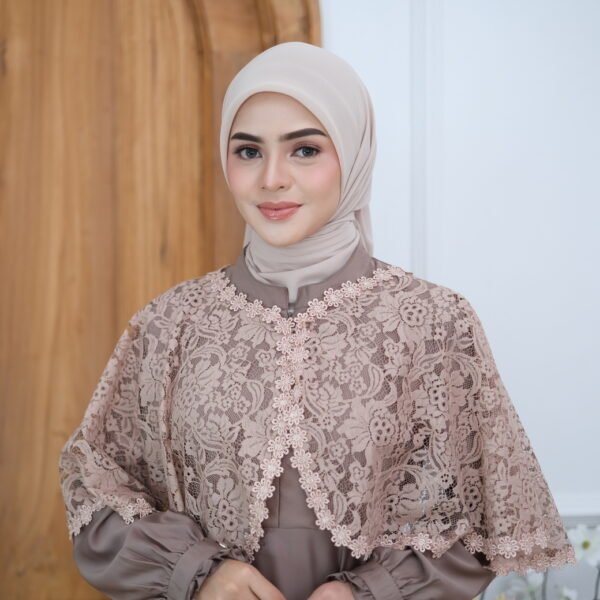 Valdys Hijab - Rania Outer (Outer Brokat) - Gambar 3