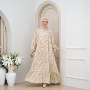 Valdys Hijab - Yumna Dress (Daily Dress Motif Katun Rayon)