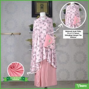 Valdys Hijab - Mi Amor Prayer Set Kids (Mukena Anak 2in1 Katun Rayon Premium)
