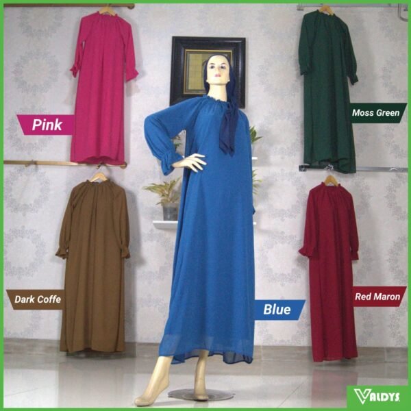Valdys Hijab - NEW Farah Elegant Dress (Dress Baby Doll) - Gambar 8