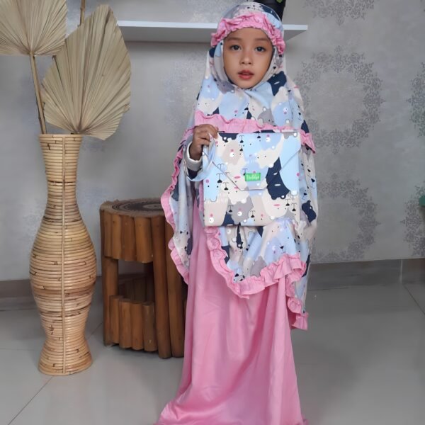 Valdys Hijab - Nina Prayer Set Kids (Mukena Anak Katun Rayon Premium) - Gambar 2
