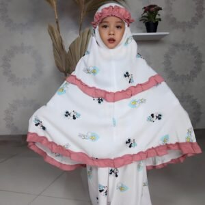 Valdys Hijab - Pretty Minnie Prayer Set Kids (Mukena Anak Katun Rayon Premium)