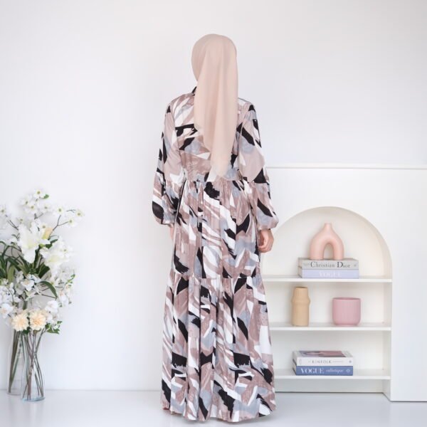 Valdys Hijab - Azela Dress (Daily Dress Motif Katun Rayon) - Gambar 4
