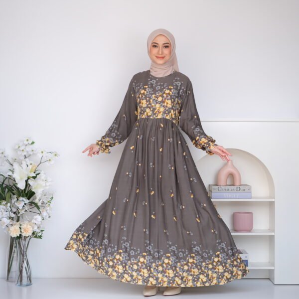 Valdys Hijab - Maylea Dress (Daily Dress Motif Katun Rayon) - Gambar 2