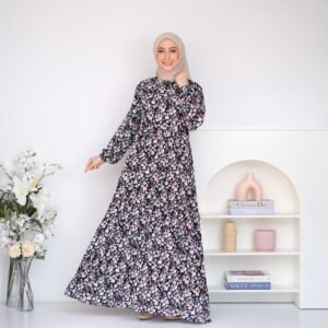 Valdys Hijab - Zuhair Dress (Daily Dress Motif Katun Rayon)