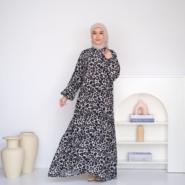 Valdys Hijab - Elaya Dress (Daily Dress Motif Katun Rayon) - Gambar 2