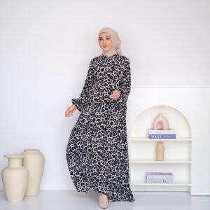 Valdys Hijab - Elaya Dress (Daily Dress Motif Katun Rayon)