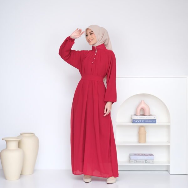 Valdys Hijab - Farah Dinamis Dress (Dress Baby Doll) - Gambar 4