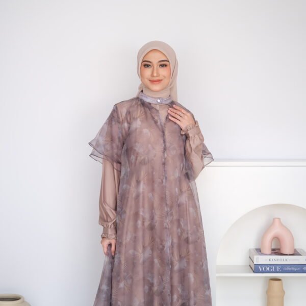 Valdys Hijab - Kalila Outer (Outer Organza) - Gambar 4