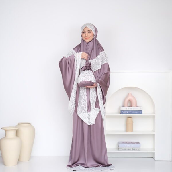 Valdys Hijab - Noura Prayer Set (Mukena Dewasa 2in1 Armani Silk)