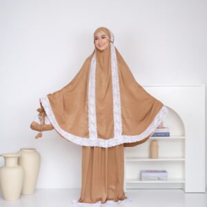 Valdys Hijab - Naeima Prayer Set (Mukena Dewasa 2in1 Santorini Silk Premium)