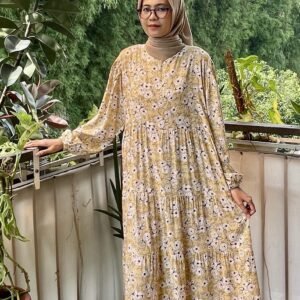 Valdys Hijab - Yumna Dress (Daily Dress Motif Katun Rayon)